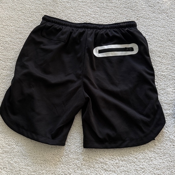 Adidas Men's Black and Dark Gray Athletic Shorts - Picture 3 of 9